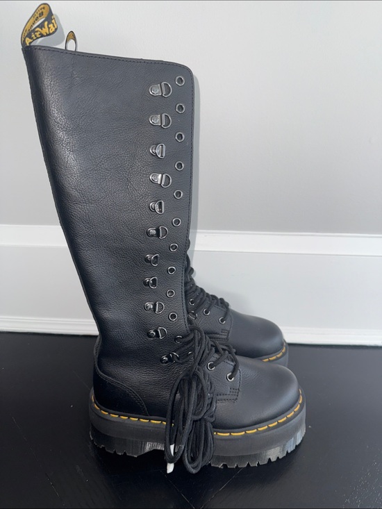 Dr. Martens Shoes - Dr. Martens 1B60 MAX HARDWARE LEATHER KNEE HIGH BOOTS (brand new without box)